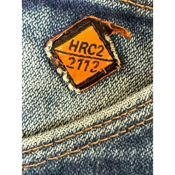 Wrangler FR Flame Resistant Relaxed Fit Jeans 38x32 HRC2 Arc Rating 23.8 ATPV Bl - Picture 7 of 7